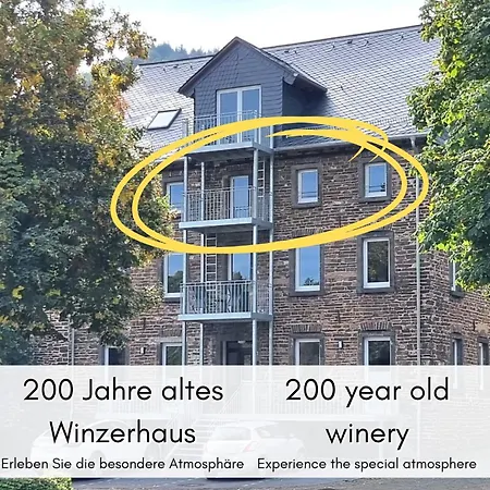 Raumwunder Im Alten Winzerhaus Am Calmont - Ganze Etage Fuer 6 Апартаменты Бремм