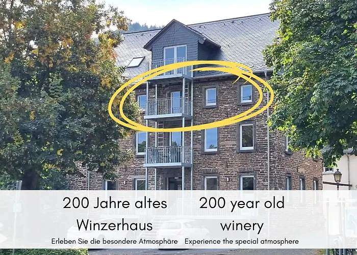 Winzerhaus Am Calmont - Raumwunder Mit Moselblick Apartamento Bremm